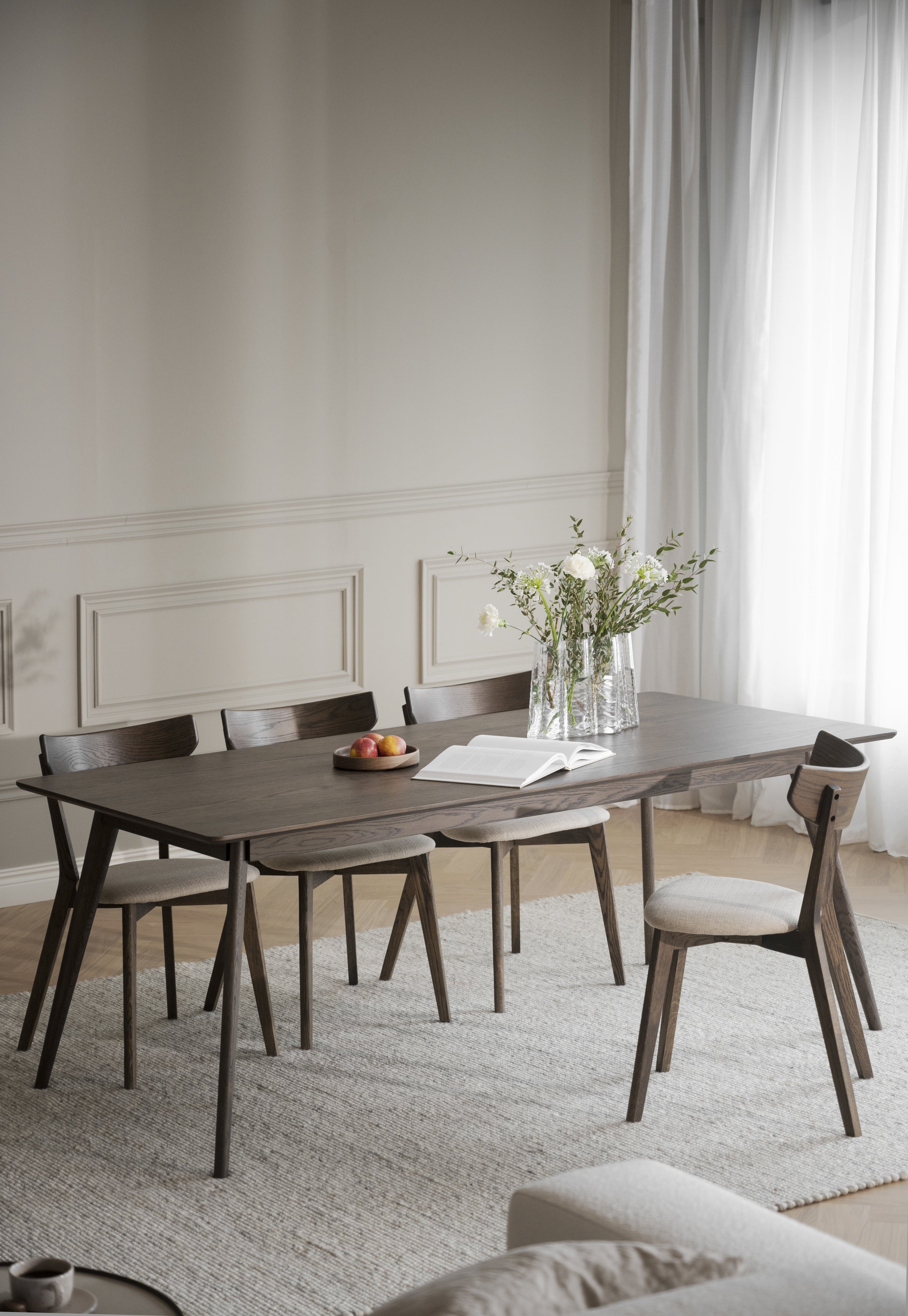 YUMI Brown Extending Table 190/280CM – Standard table – 190 cm – 2