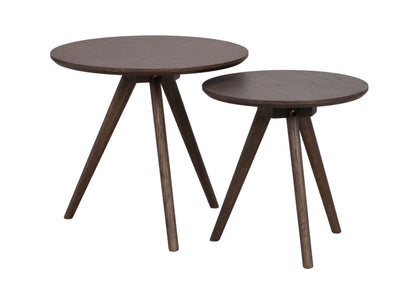 Yumi Nesting Tables – Brown Oak – 5