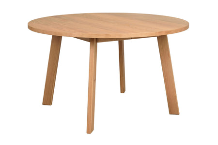 Glenside Round Extendable Dining Table Ø130 cm – Oak – 6
