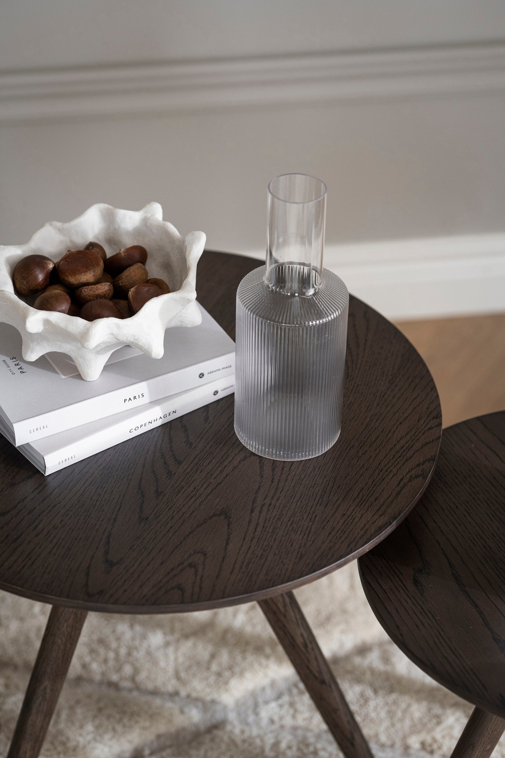 Yumi Nesting Tables – Brown Oak – 3