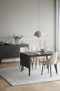 FILIPPA Drop Leaf Table 80CM & 120CM – Dark Brown Oak / Large 120CM – 2