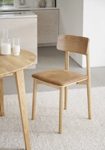 Wolcott Dining Chair (Set of 2) – Natural Oak / Brown – 2