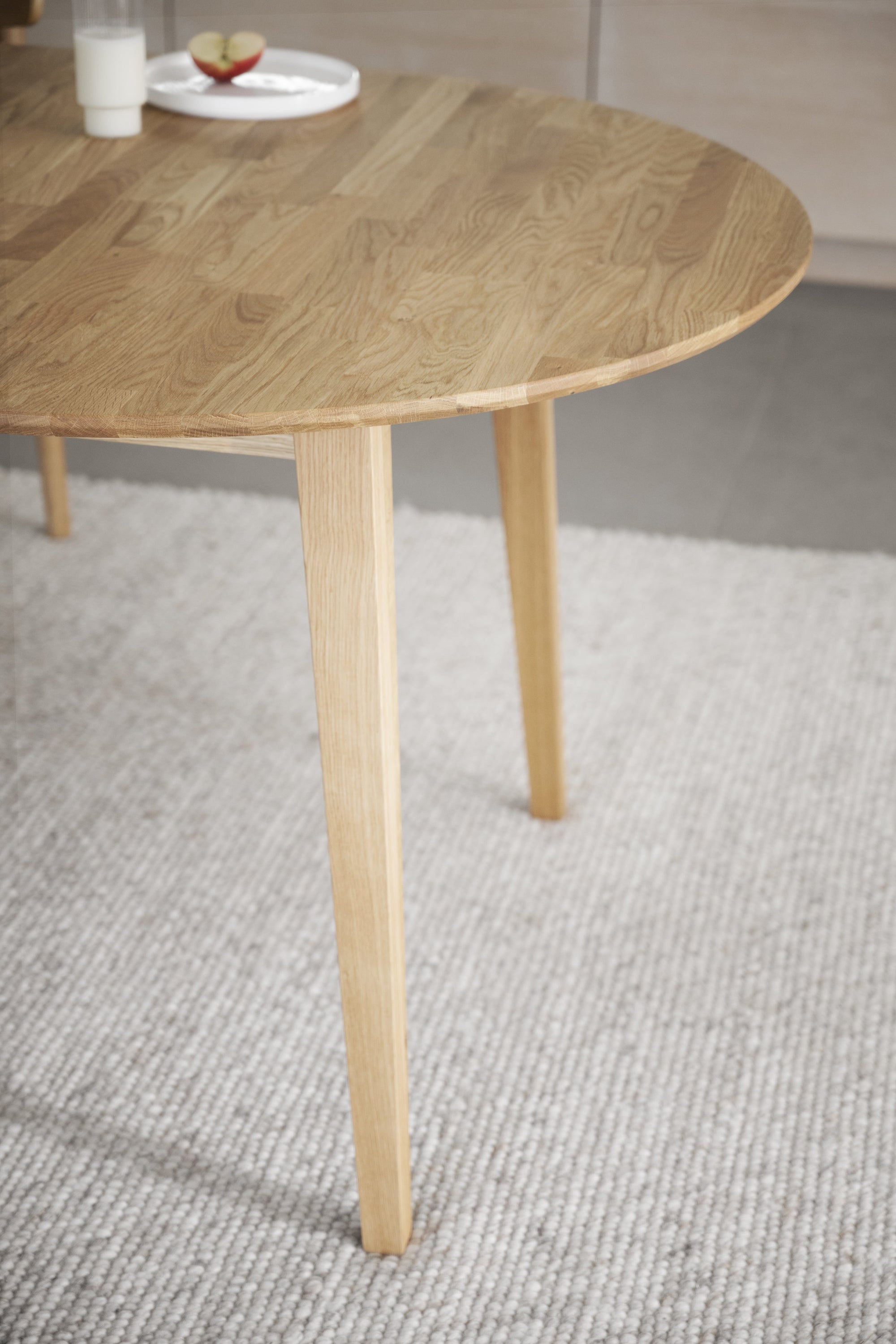 FILIPPA Oval Extending Table 170/210/250CM – Oak / Standard Table (one leaf included) – 3