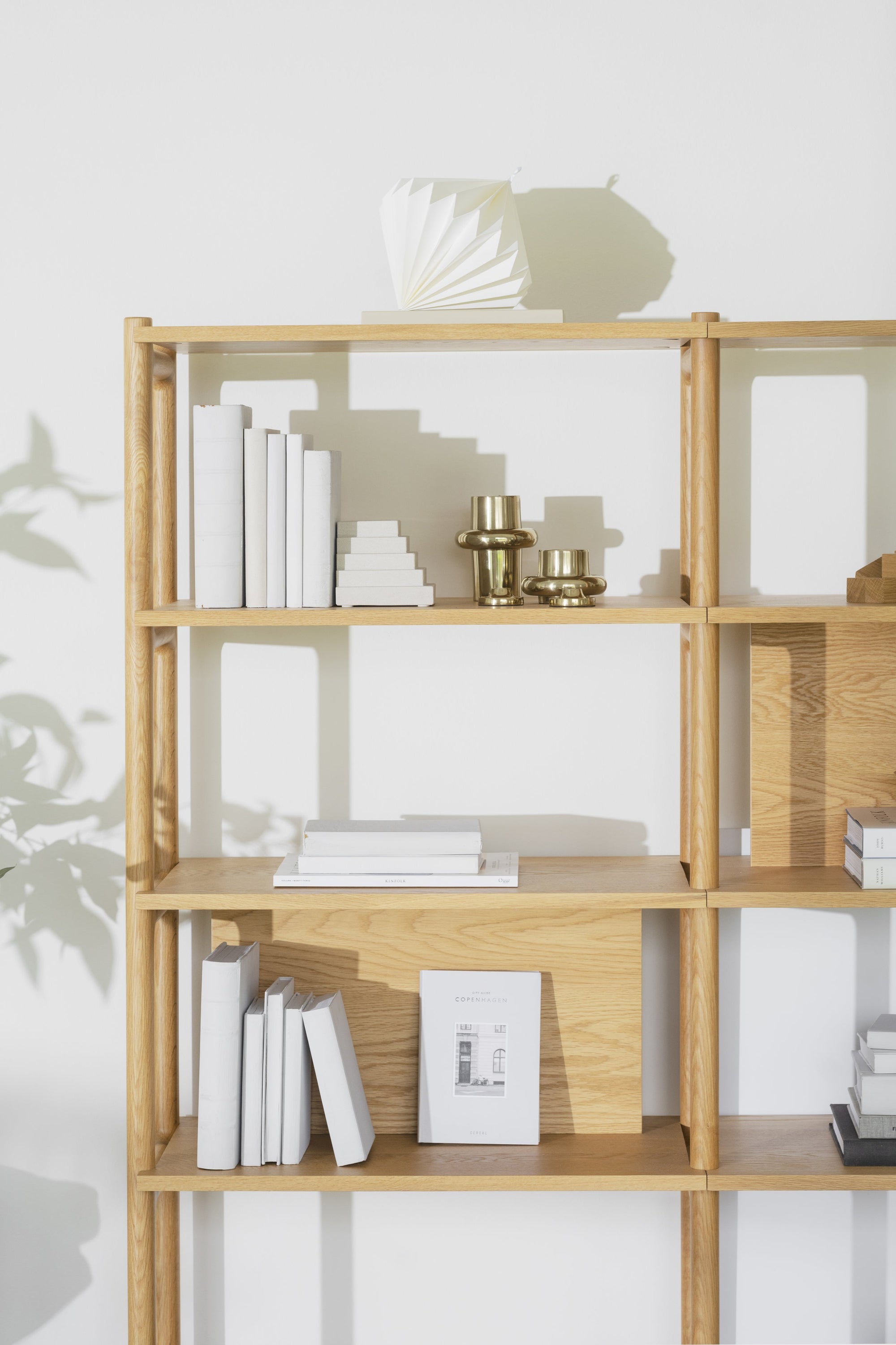 HOLTON Oak Bookshelf 140 CM – Oak – 2