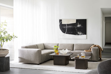 SULLIVAN Coffee Table 60CM & 80CM – Medium – 80 x 80 cm / Brown Oak – 4