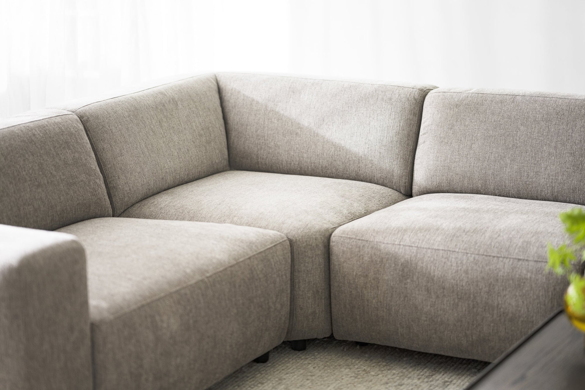 Willard Corner Sofa 2+3 Seater – Beige – 4