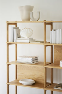 HOLTON Oak Bookshelf 140 CM – Oak – 6