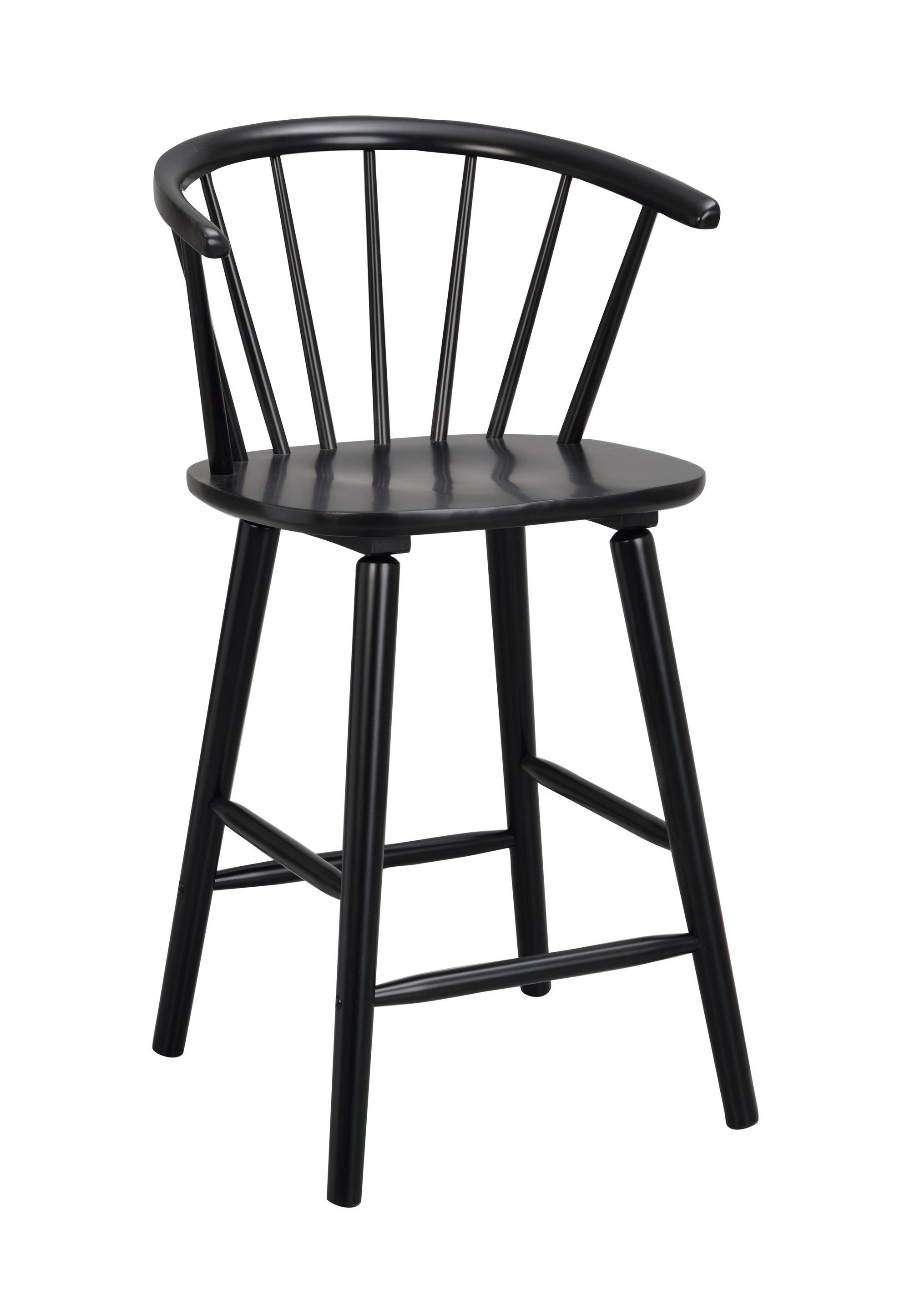 CARMEN Bar Chair Set of 2 – black – 7
