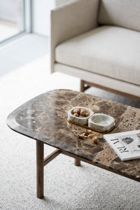 Hammond Marble Coffee Table 135 x 62 cm – Brown – Default Title – 2