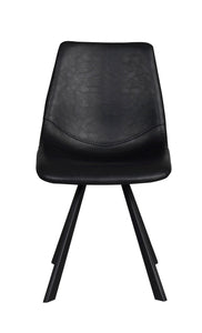 AUBURN Set of 2 Chairs – Black – 1
