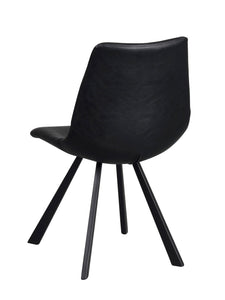 AUBURN Set of 2 Chairs – Black – 6