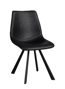 AUBURN Set of 2 Chairs – Black – 4