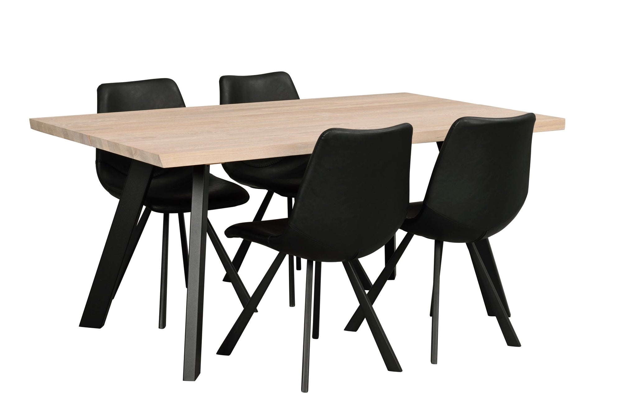 AUBURN Set of 2 Chairs – Black – 7