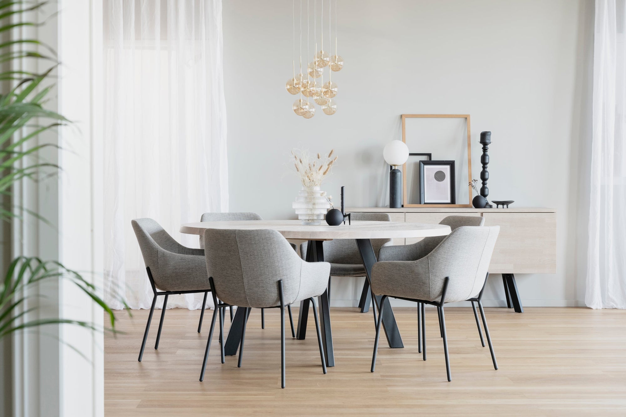 FRED Round Oak Dining Table 160CM – Default Title – 5