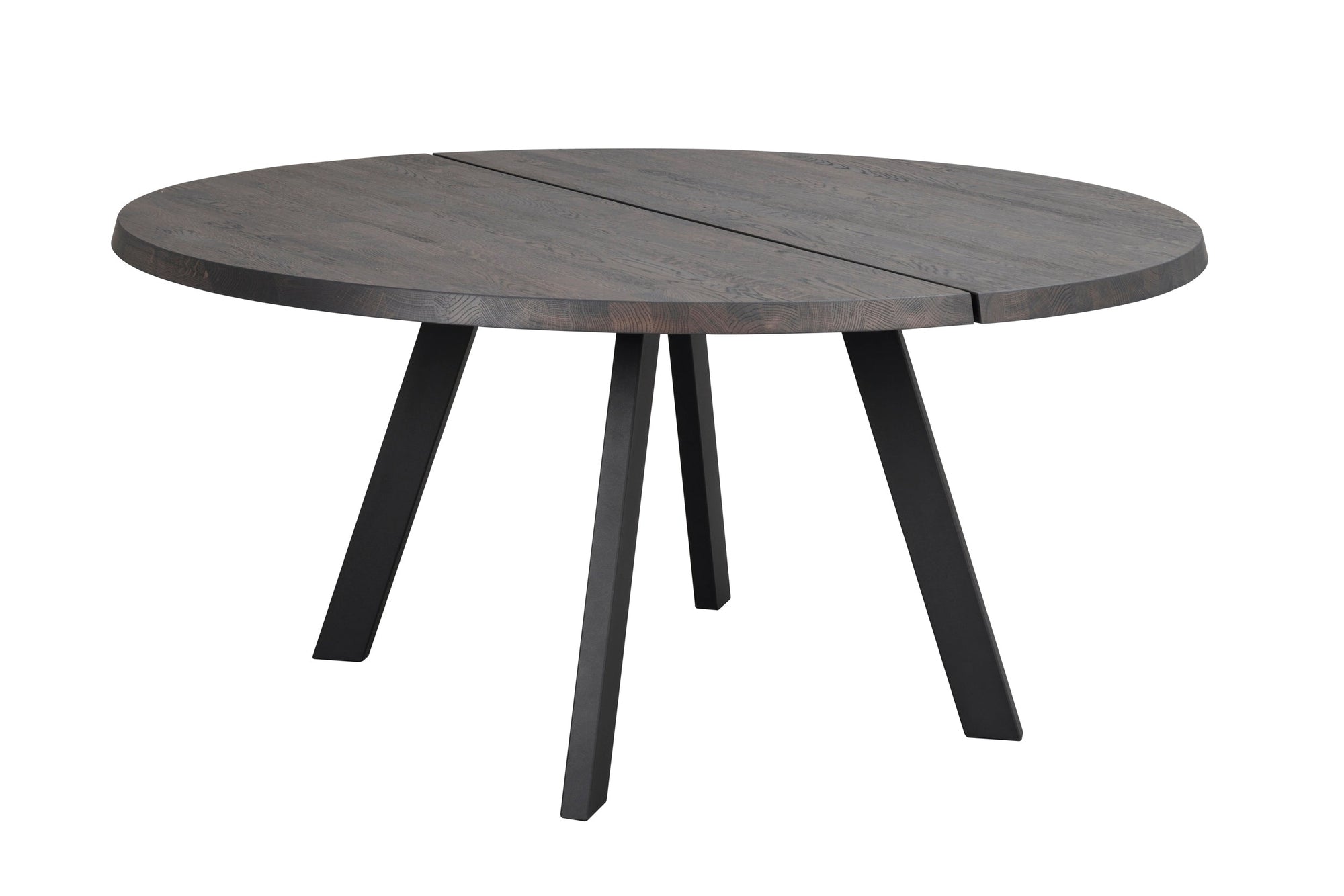 FRED Round Dark Brown Oak Table 160CM – Default Title – 1