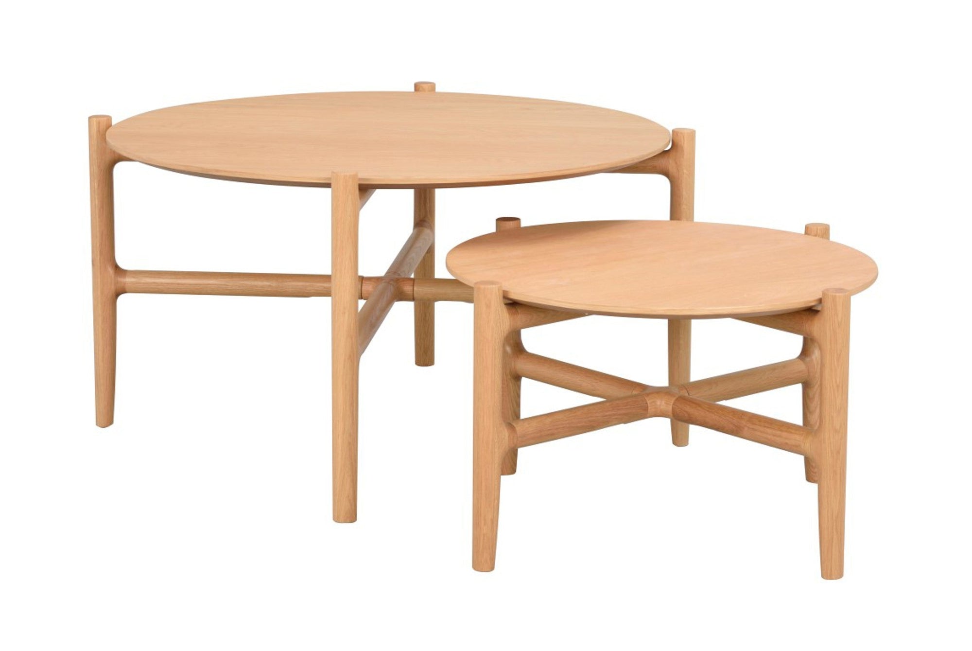 HOLTON Round Coffee Table Ø62 CM & Ø87 CM – Medium – Ø87 cm – 5