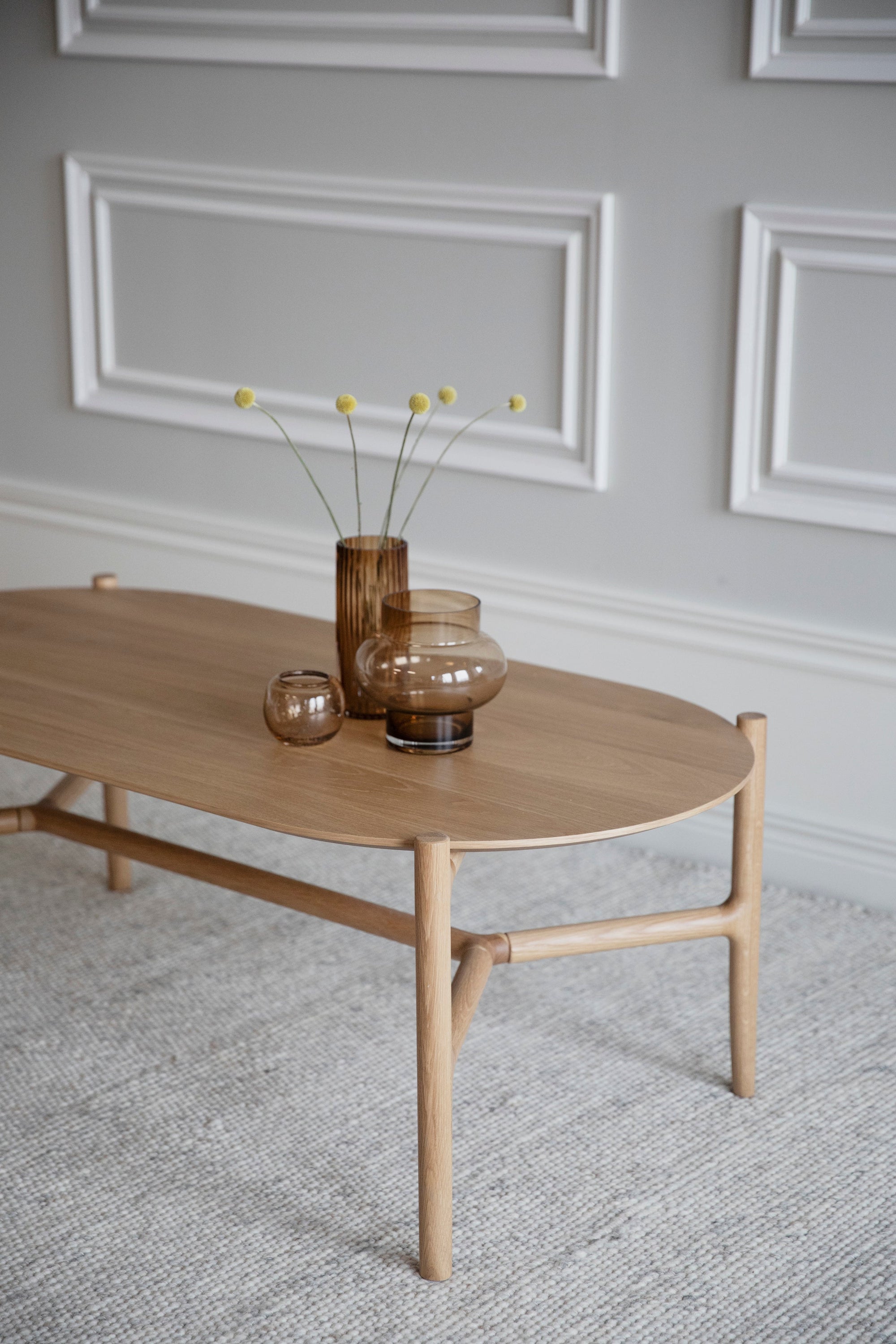 HOLTON Oak Oval Coffee Table 130CM – Default Title – 4