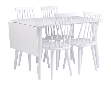 LOTTA Drop-Leaf Dining Table 80 CM & 120 CM – Large – 120 x 80 cm – 7