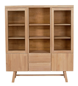 BROOKLYN Oak Vitrine 130 CM – Oak – 1