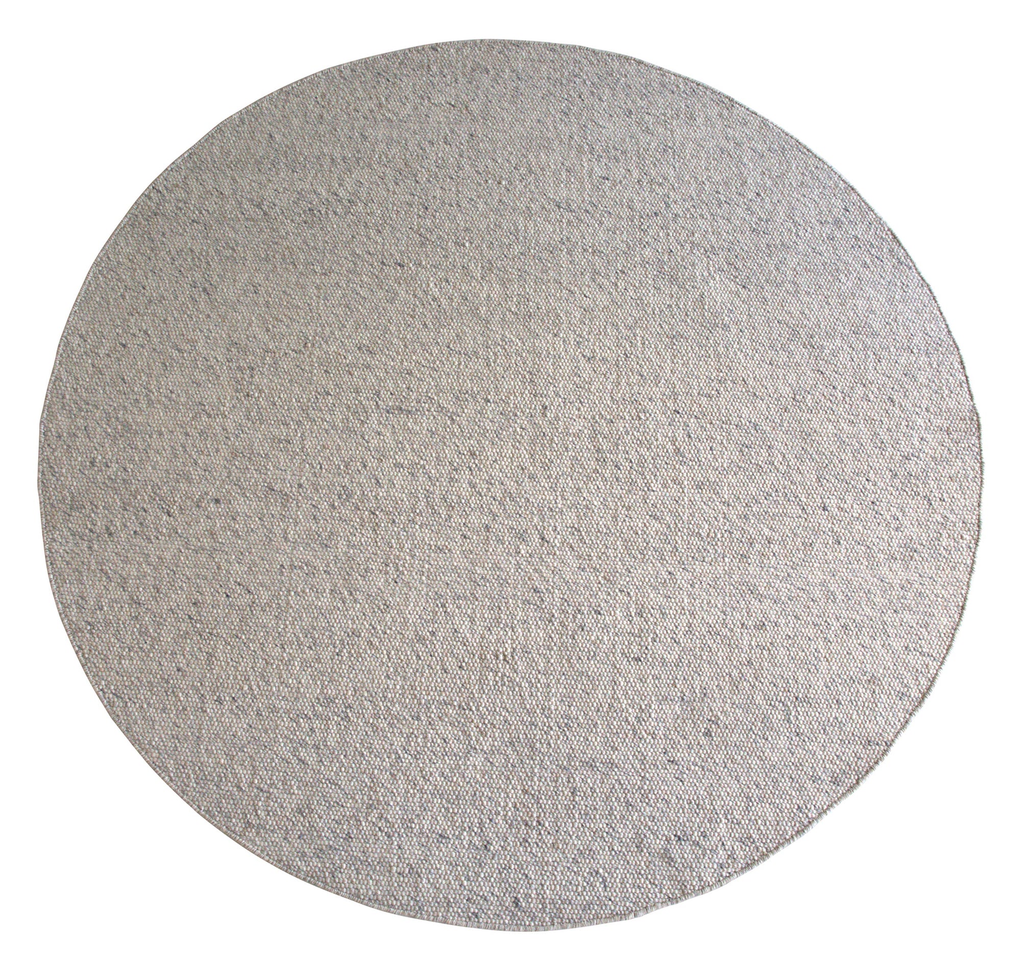AUCKLAND Wool Round Carpet Ø250 – nature wool – 1