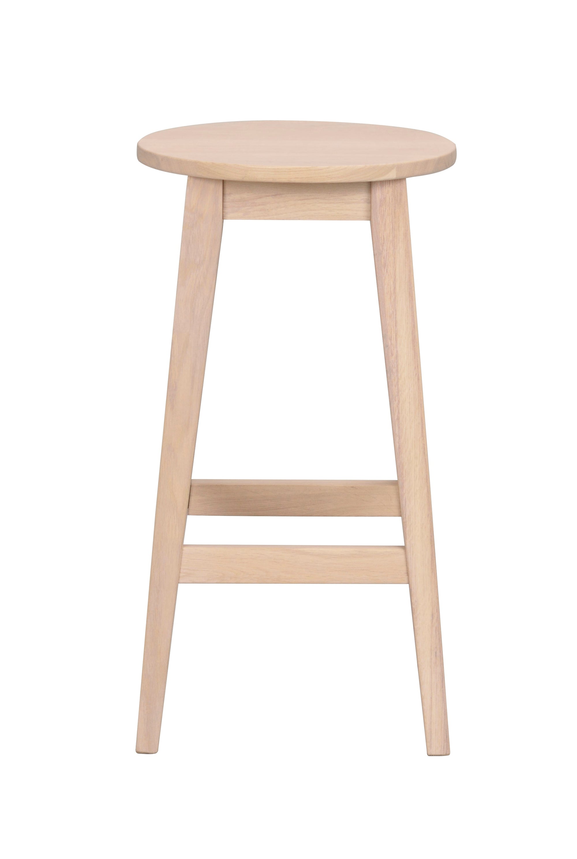 AUSTIN Set of 2 Bar Chairs – white wash oak – 1
