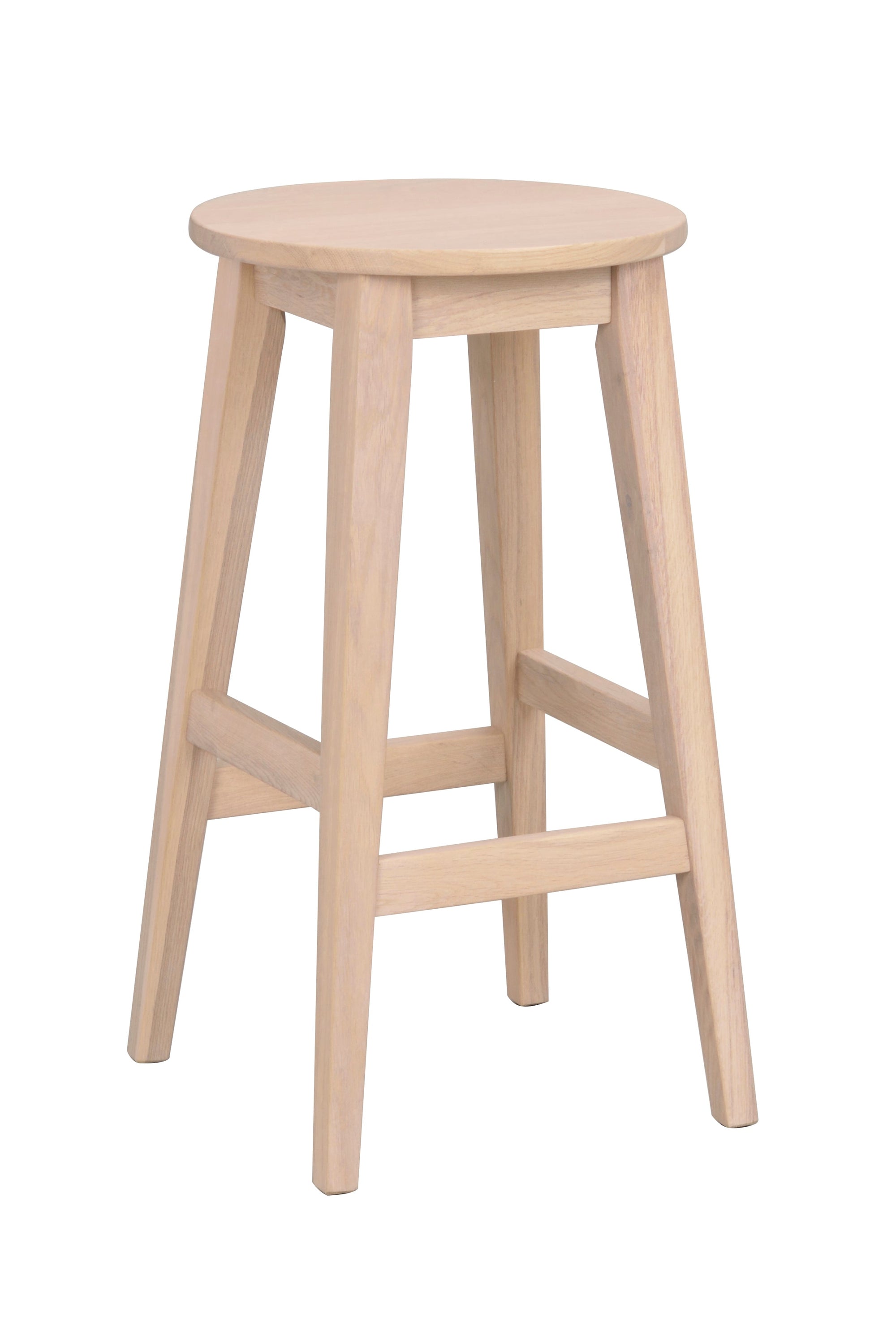 AUSTIN Set of 2 Bar Chairs – white wash oak – 6