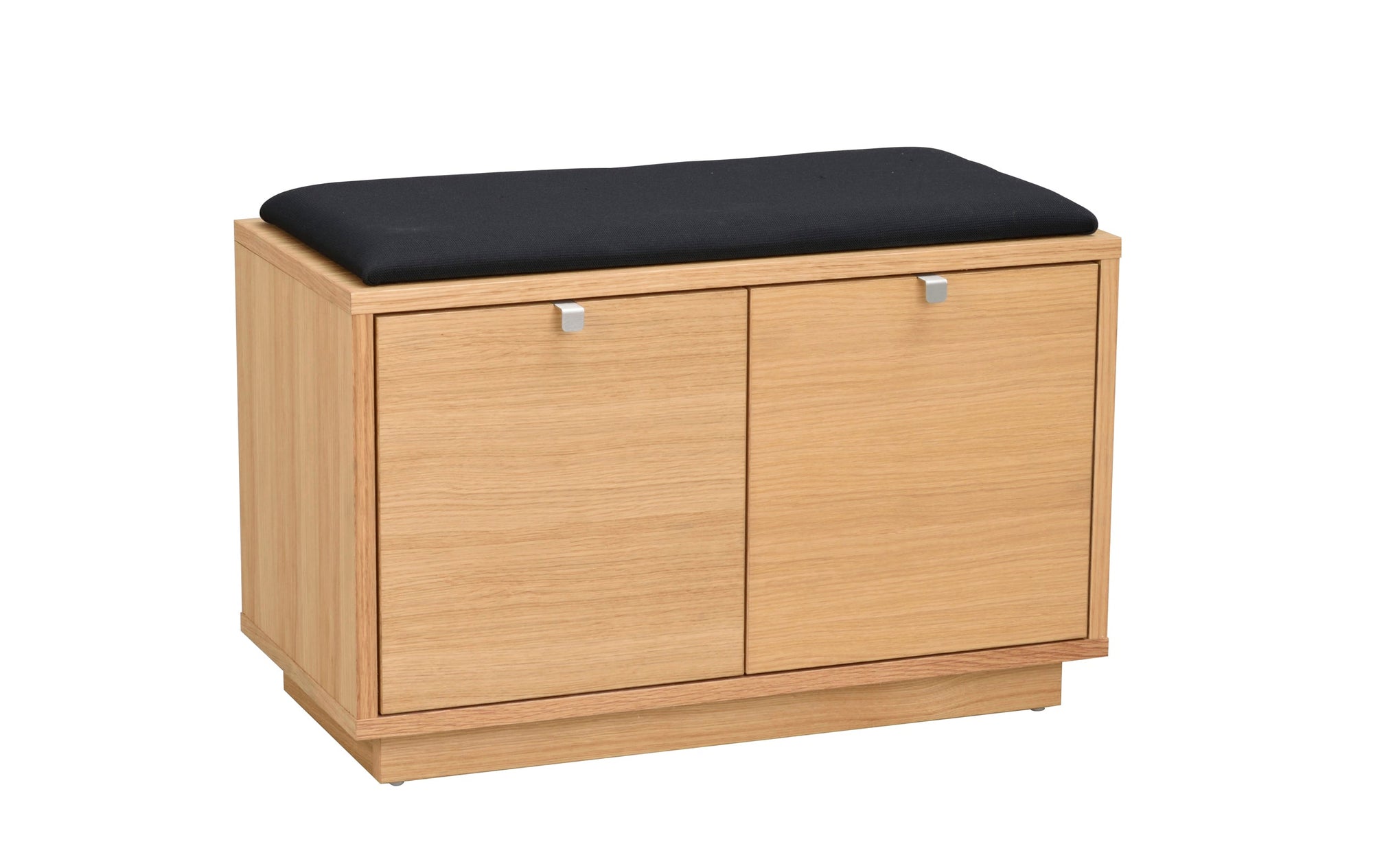 CONFETTI 2 Drawer Bench – Oiled oak / black fabric – 7