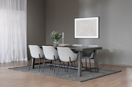 BROOKLYN Dark Brown Oak Dining Table 220/320CM – Dining table – 7