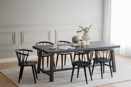 BROOKLYN Dark Brown Oak Dining Table 220/320CM – Dining table – 4