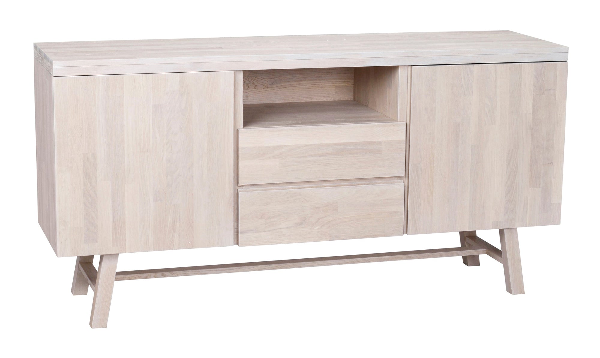 BROOKLYN Sideboard 160CM – Whitewashed – 6