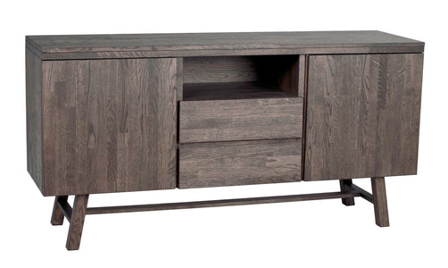 BROOKLYN Sideboard 160CM – Brushed Dark Stained – angle
