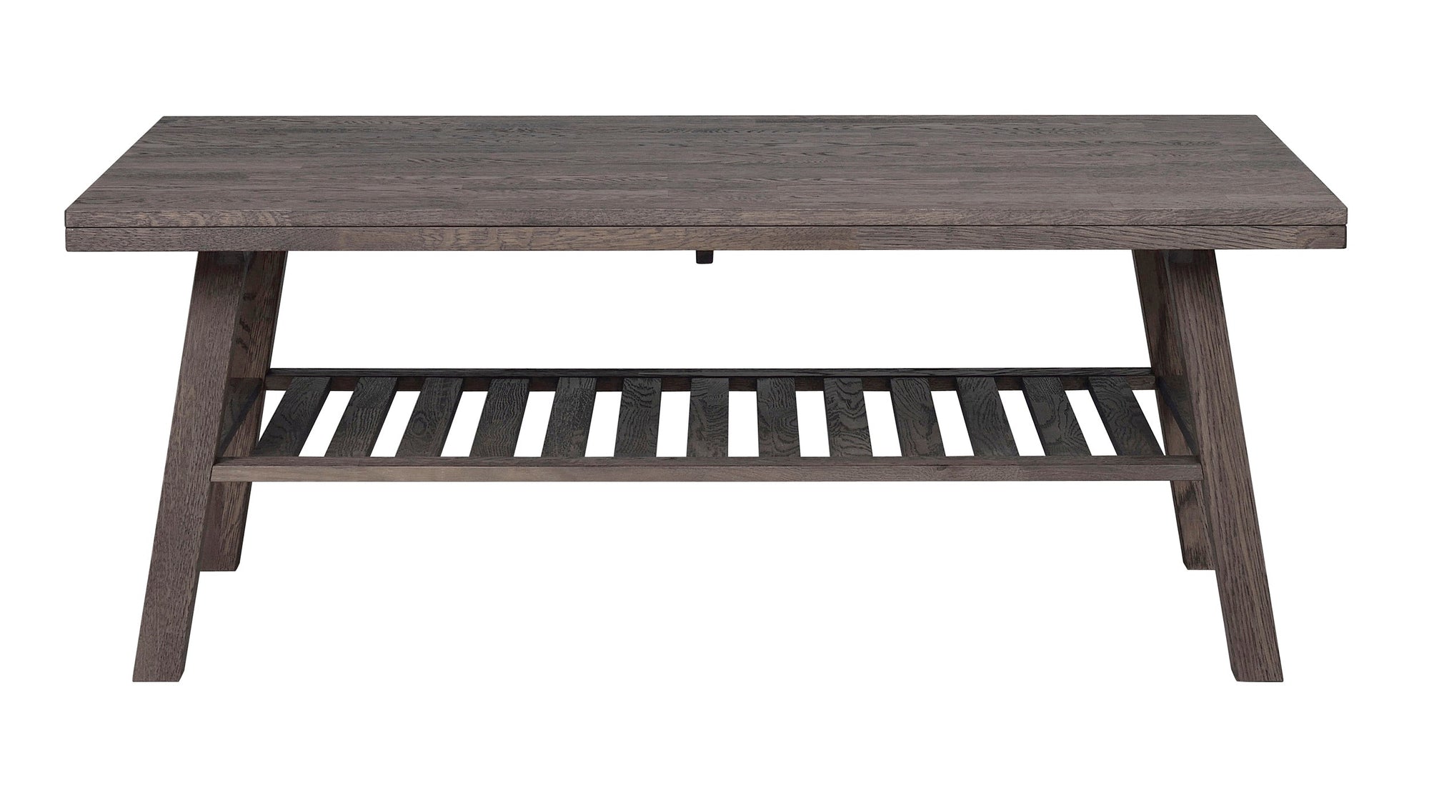 BROOKLYN Coffee Table 130CM – Brown solid brushed stained – 1