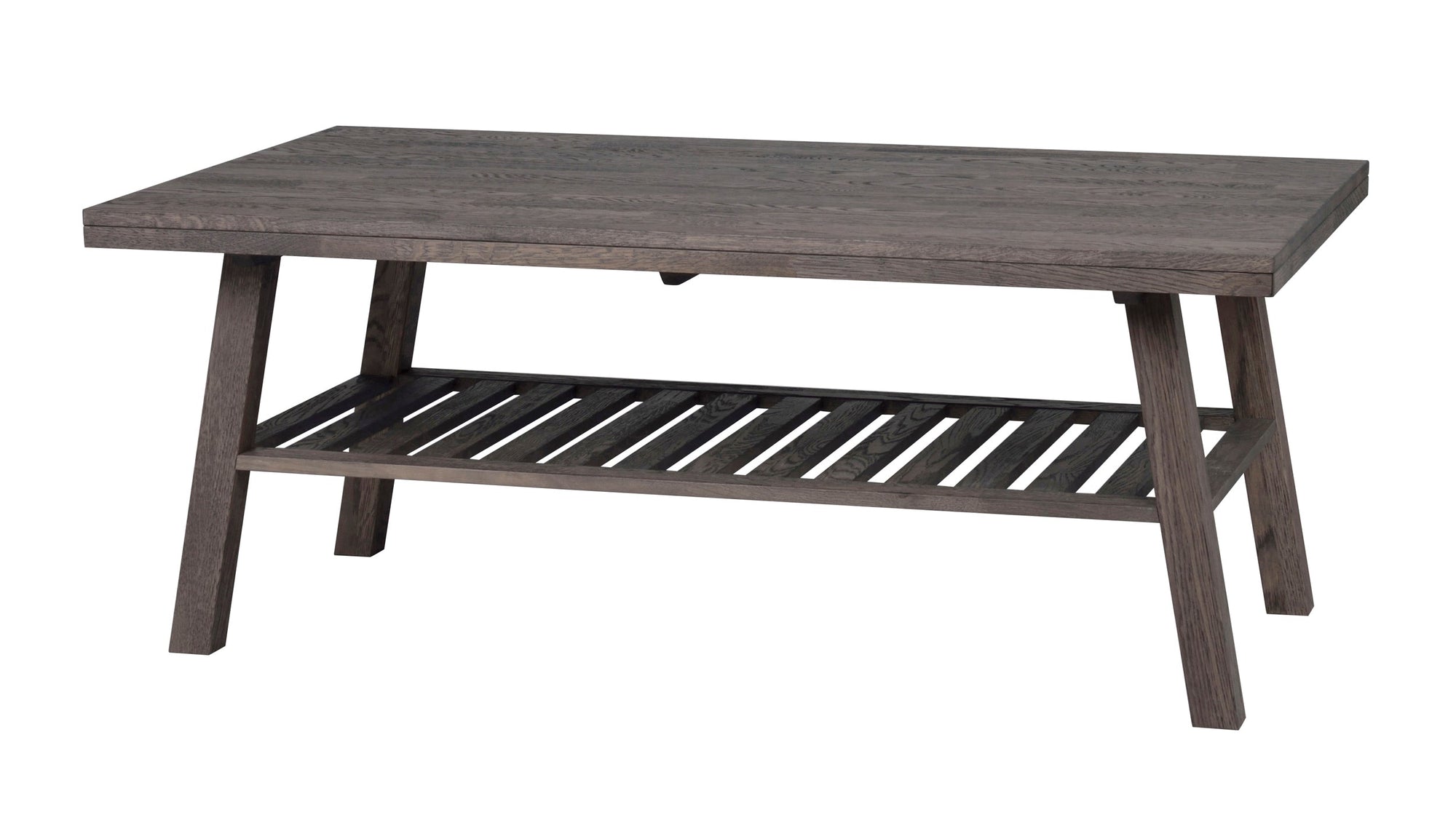 BROOKLYN Coffee Table 130CM – Brown solid brushed stained – 4