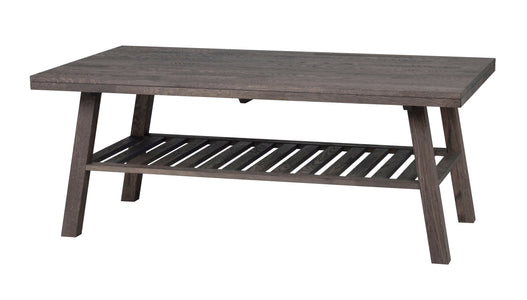 BROOKLYN Coffee Table 130CM – Brown solid brushed stained – 4