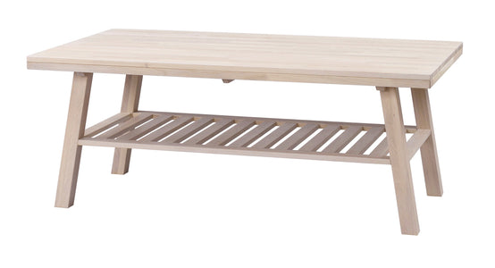 BROOKLYN Coffee Table 130CM – Whitewashed solid whitewashed – 6
