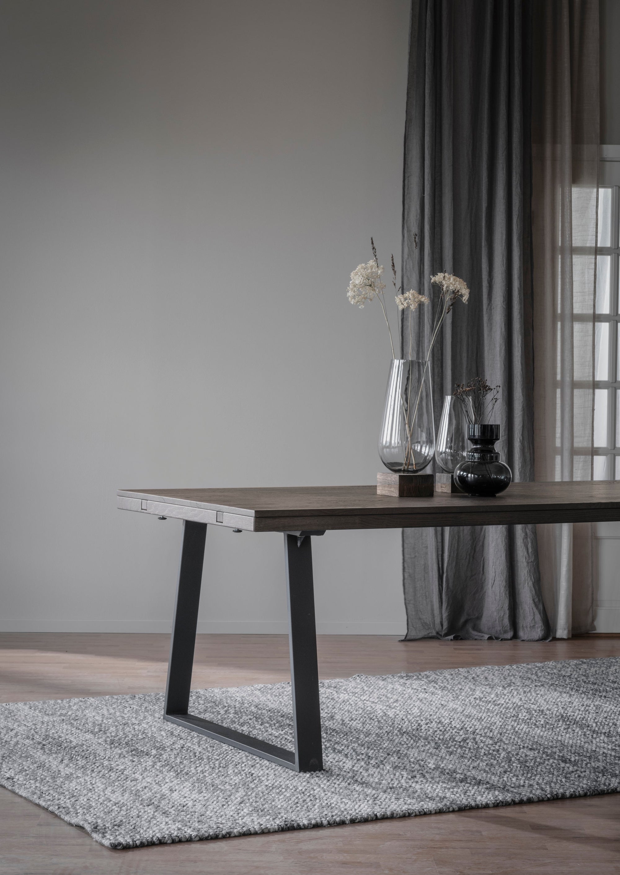 BROOKLYN U Legs Smoked OAK Dining Table 220/320CM – Dining table – 7