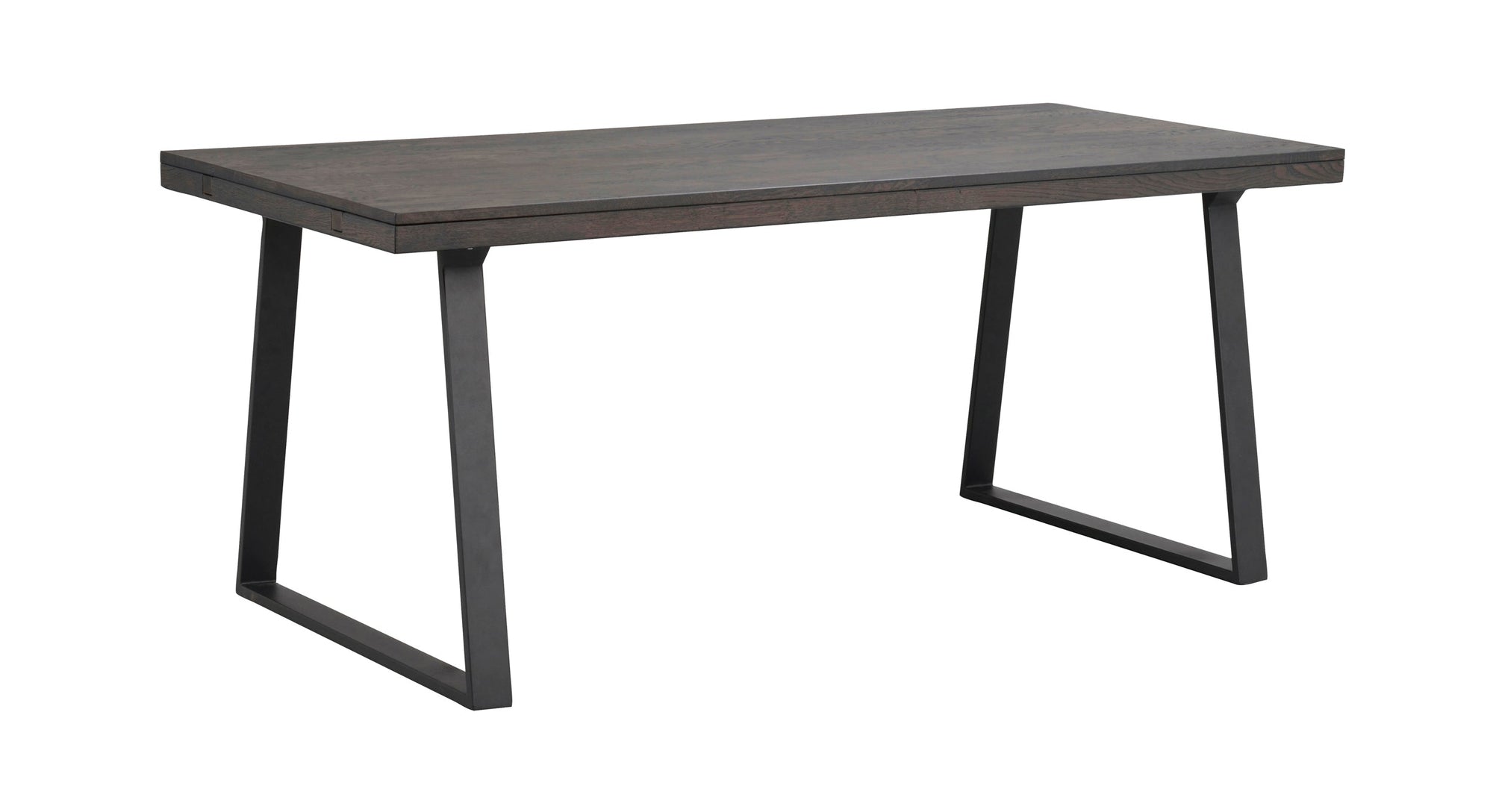 BROOKLYN U Legs Dining Table 170CM/270CM – Dark brown oak / Standard table – 170 cm – 4