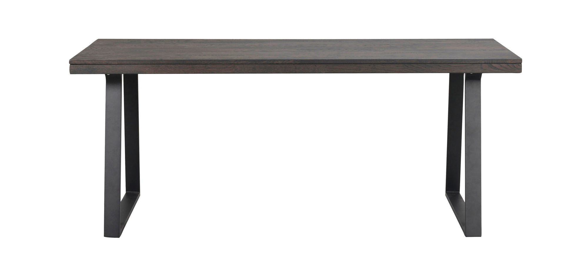 BROOKLYN U Legs Dining Table 170CM/270CM – Dark brown oak / Standard table – 170 cm – 1