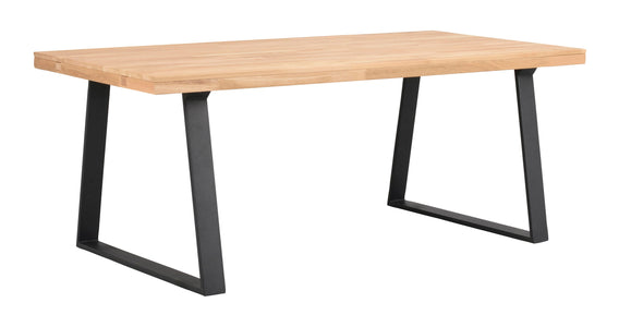 BROOKLYN U Legs Dining Table 170CM/270CM – Oak / Standard table – 170 cm – 4