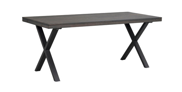 BROOKLYN X Legs Dining Table 170CM/270CM – Dark brown oak / 170 CM – 4