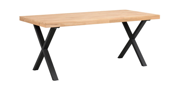 BROOKLYN X Legs Dining Table 170CM/270CM – Oak / 170 CM – 5