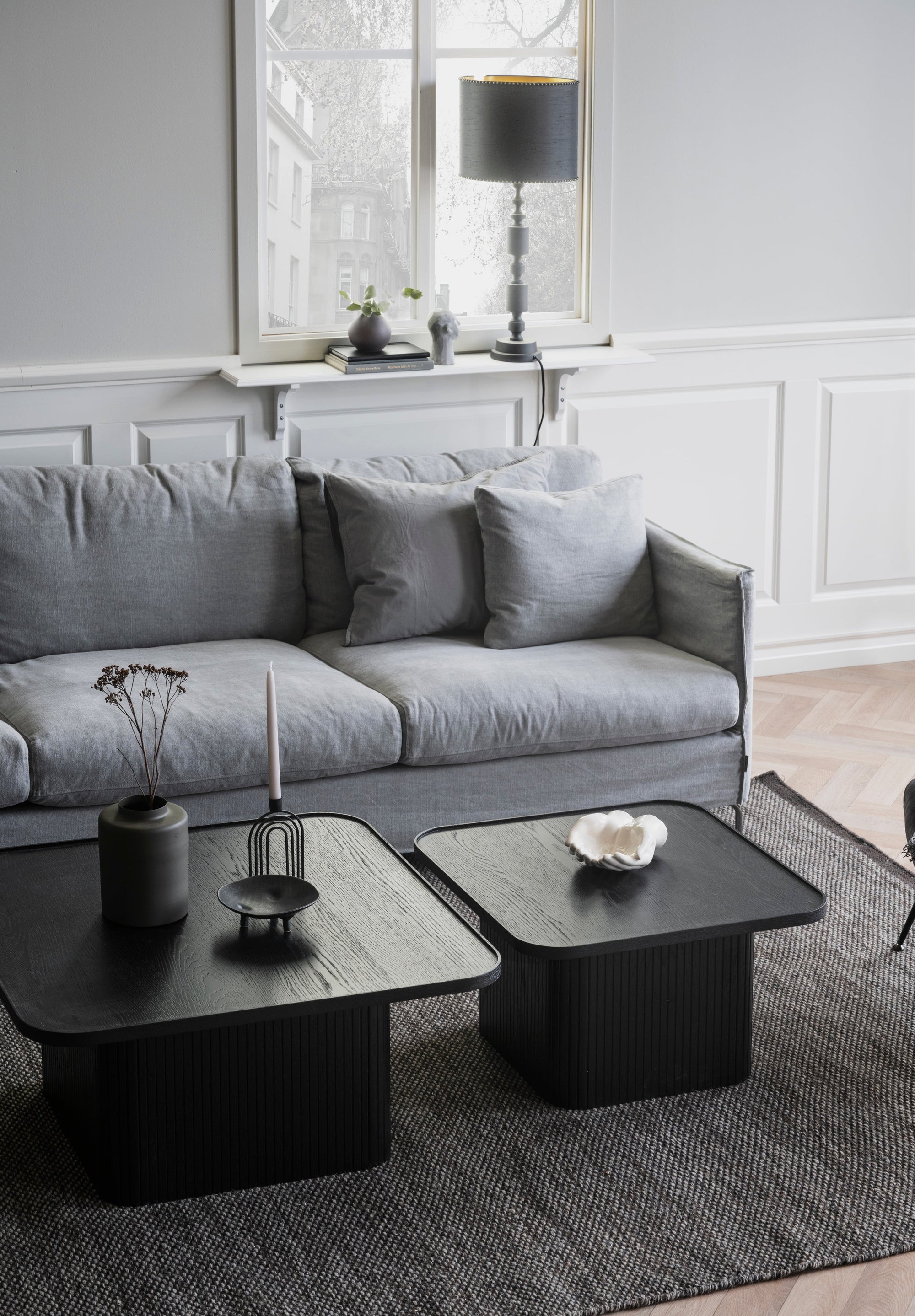 SULLIVAN Coffee Table 60CM & 80CM – Medium – 80 x 80 cm / Whitewashed Oak – 10
