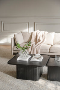 SULLIVAN Coffee Table 60CM & 80CM – Medium – 80 x 80 cm / Whitewashed Oak – 4