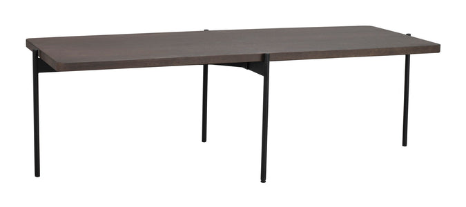 SHELTON Coffee Table 95CM & 145CM – Medium – 145 x 60 cm / brown ash/black metal – 7