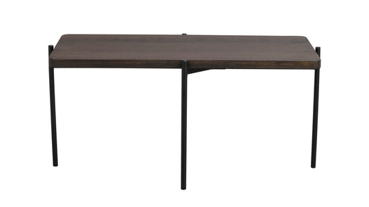 SHELTON Coffee Table 95CM & 145CM – Small – 95 x 50 cm / brown ash/black metal – 1