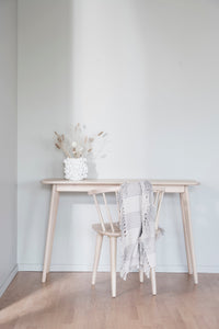 Yumi Console Table / Desk – Whitewash Oak – Default Title – 2
