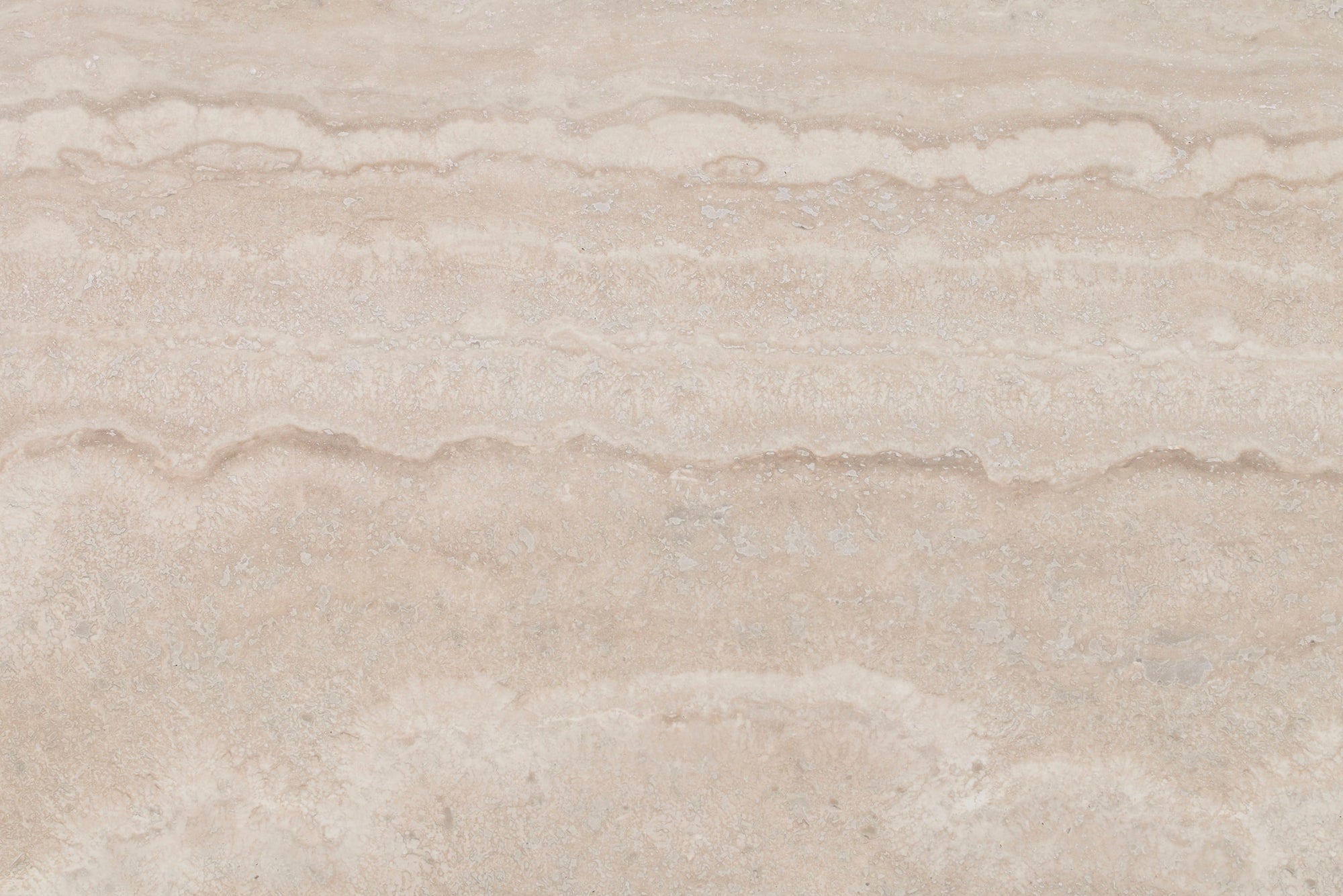 Orwel Travertine Low Console Table 140 x 40 cm – Beige Travertine / Whitewash Oak – 6