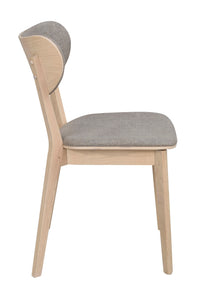 KATO Set of 2 Whitewashed Chairs – whitewash oak/light grey fabric – 8