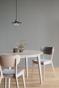 KATO Set of 2 Whitewashed Chairs – whitewash oak/light grey fabric – 5