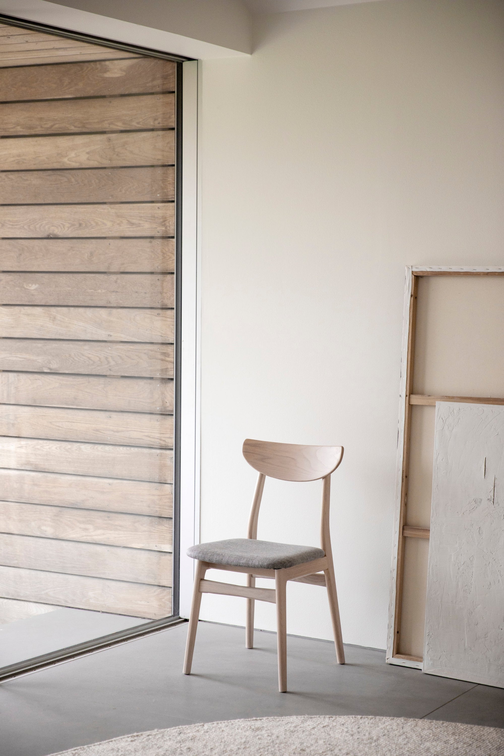 RODHAM Set of 2 Chairs – white wash oak/light grey – 6